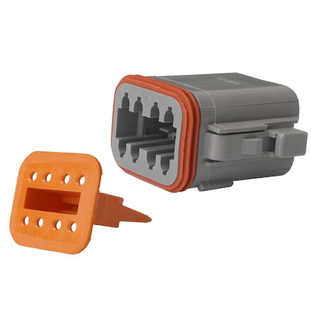 Pacer Group Pacer Deutsch DT Plug Wedge Lock Kit - 8 Position - 5 Pack TDT06-8S-5